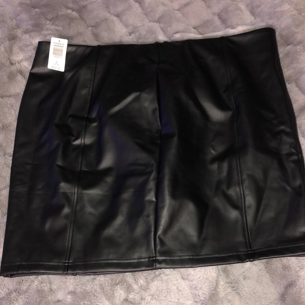 BNWT Torrid Pleather Mini Pencil Skirt
